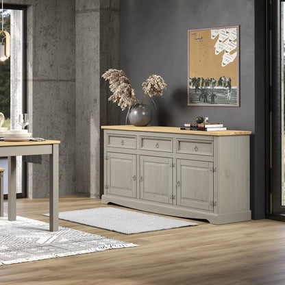 Wood Buffet Sideboard Corona Gray | Furniture Dash COG917