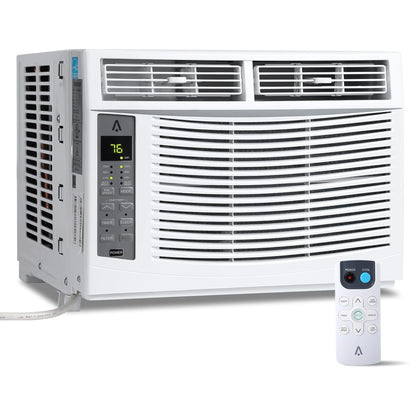 Garvee 5000 BTU Window Air Conditioner,Fast Cooling for Rooms up to 150 Sq. ft,Window Ac Unit with 7 Level Temperature Setting,White