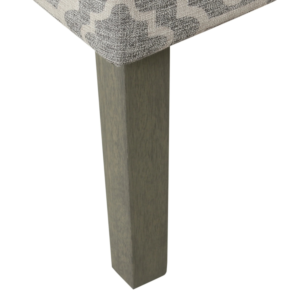 HomePop Classic Swoop Accent Chair - Blue and White Damask