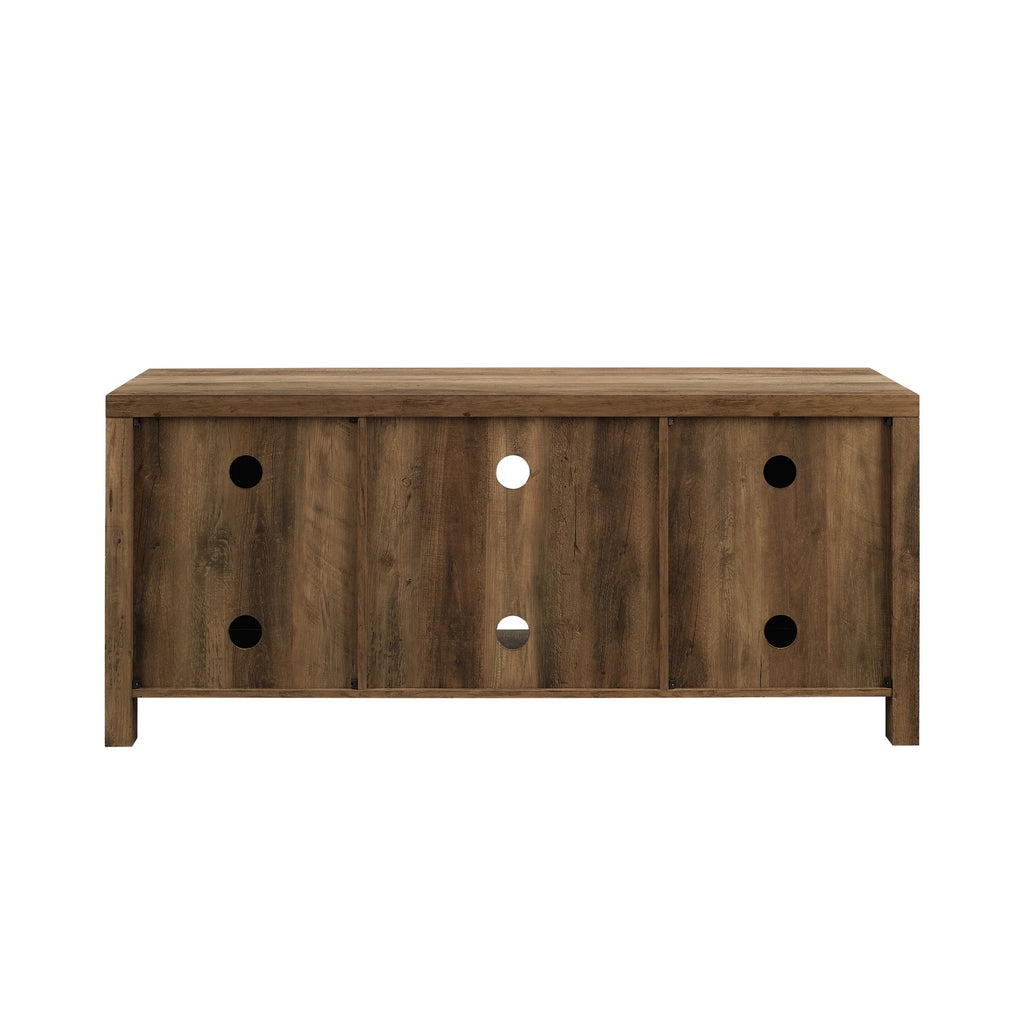 Walker Edison Modern Farmhouse Barn Door TV Stand for TVs up to 65", Grey Wash