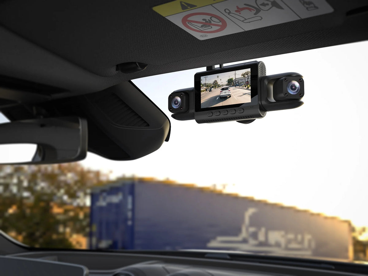 Rexing 4CH Dash Cam w/ All 1080p, Wi-Fi, Loop Recording, G-Sensor, Dual Mount, 32GB Card Included