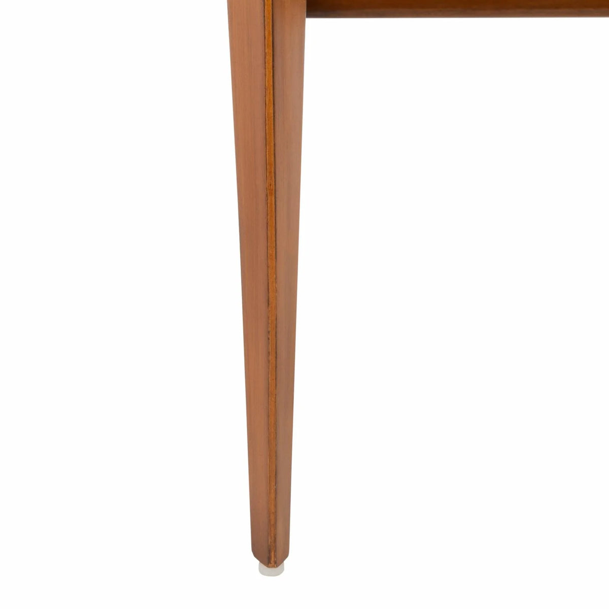 SAFAVIEH Couture Dilan Modern Leather Solid Safari Chair, Brown/Light Brown