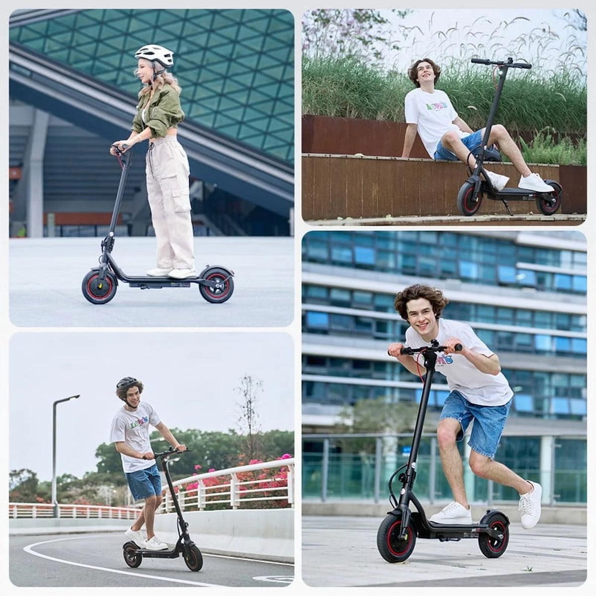 iScooter Electric Scooter Adult, 350W Motor, 21 Miles Long Range, 19 mph & 8.5" Pneumatic tire Folding Commuter Electric Scooter for Adults & Teens, Superior Performance Smart App & Dual Braking
