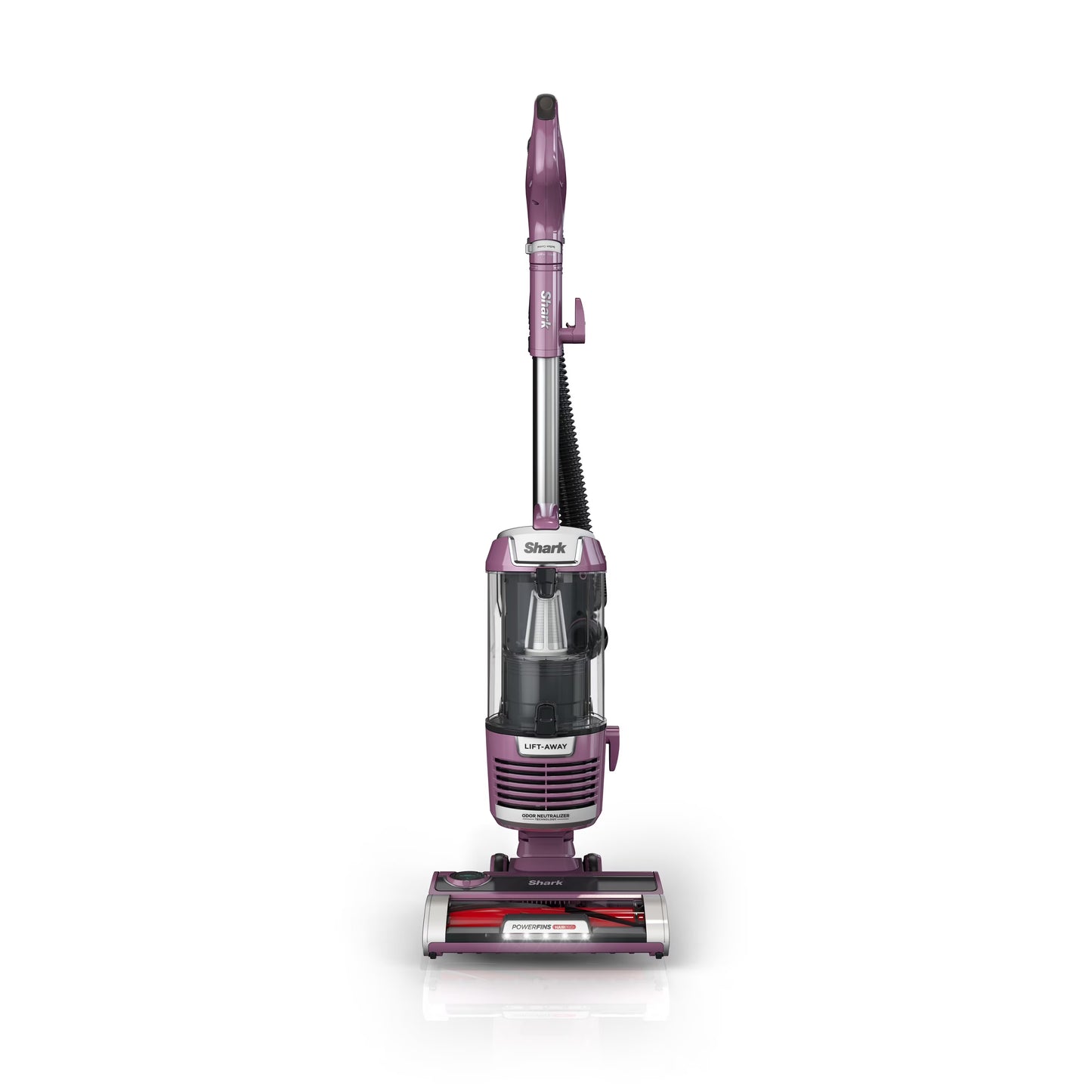 Shark Upright Vacuum, Lift-Away, Pet Friendly, Bagless, PowerFins HairPro & Odor Neutralizer Technology, Hard Floor and Carpet, Self Cleaning Brushroll, Anti Allergen &Swivel Steering , ZD550, Purple