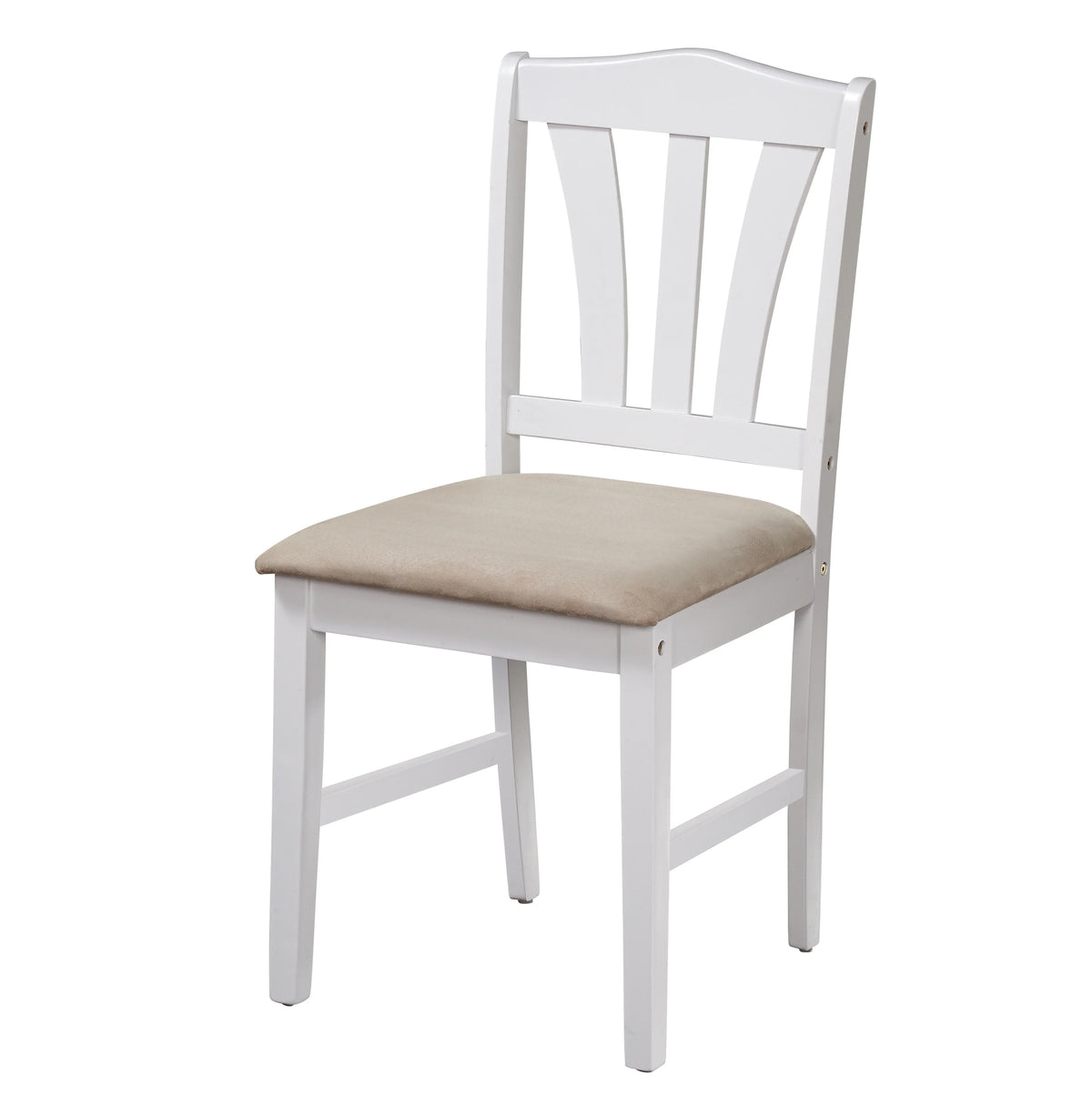 TMS Metropolitan 5-Piece Wood Farmhouse Upholsered Dining Set with Table and Chairs, Espresso
