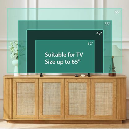 TV Stand, Modern Entertainment Center for TVs Up to 75 inch
