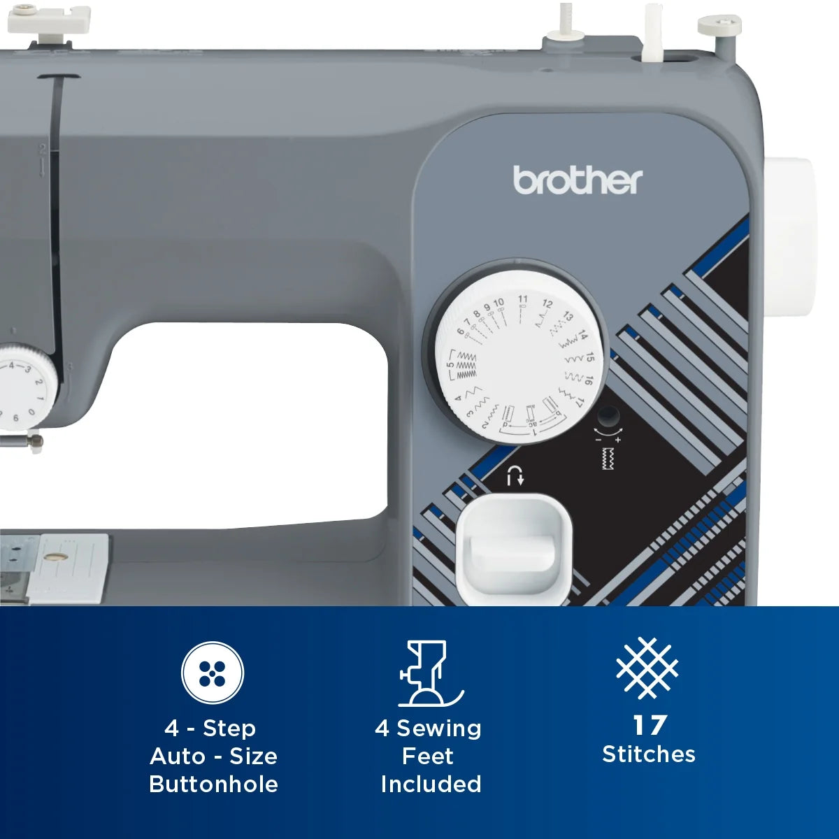 Brother LX3817- Beginner Sewing Machine, 17 Stiches