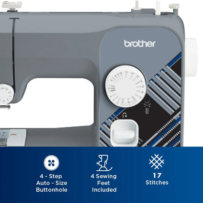 Brother LX3817- Beginner Sewing Machine, 17 Stiches