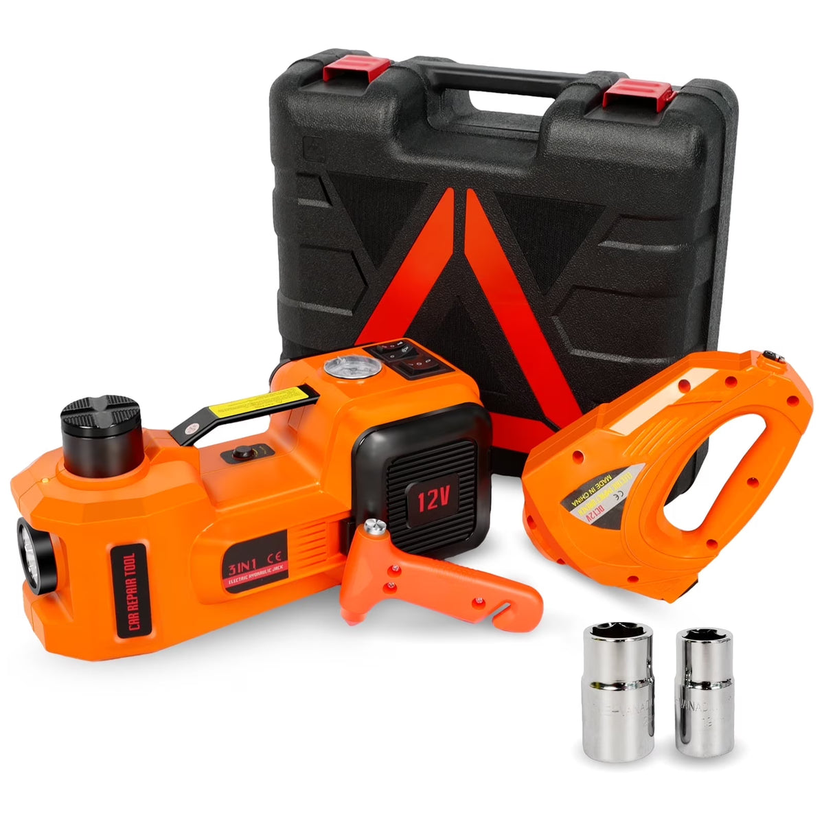 POVANLI Floor Jack, 2 Ton Low Profile Floor Jack, 3t jack stand Tire Repair Kit Heavy Duty Steel Racing Floor Jack with Single Piston Quick Lift Pump, Floor Jack Lifting Range 3.3"-15.2"