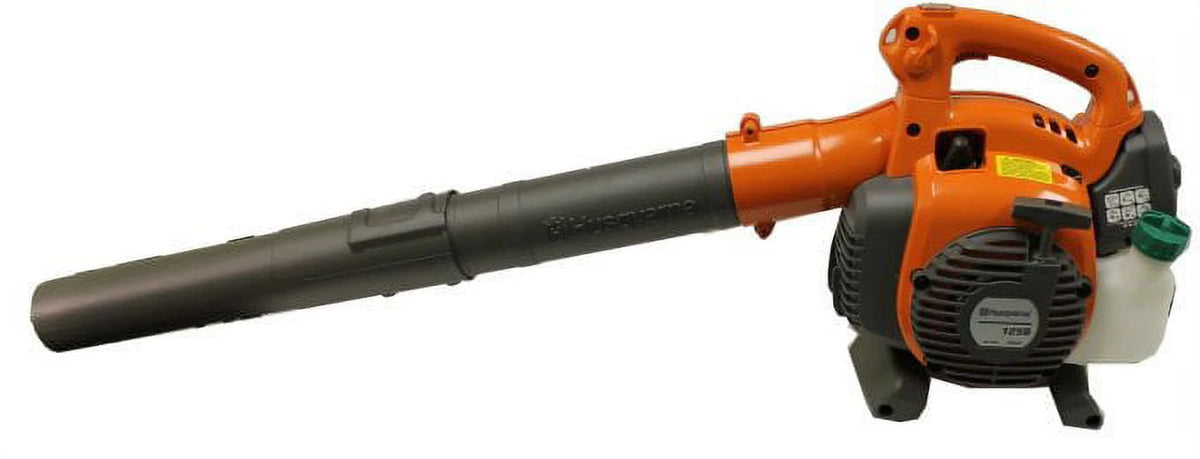 Husqvarna 952711925 125B Gas Leaf Blower, 28-cc 1.1-HP 2-Cycle Handheld Leaf Blower, 470-CFM, 170-MPH, 12.5-N Powerful Clearing Performance and Ergonomic Design