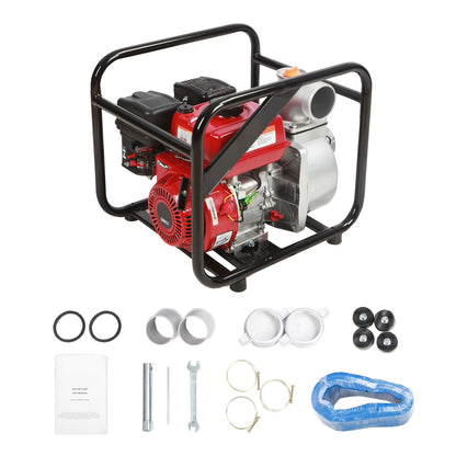 BENTISM 3" 7HP 4-Stroke Gasoline Engine Water Pump Gas Powered Water Transfer Pump
