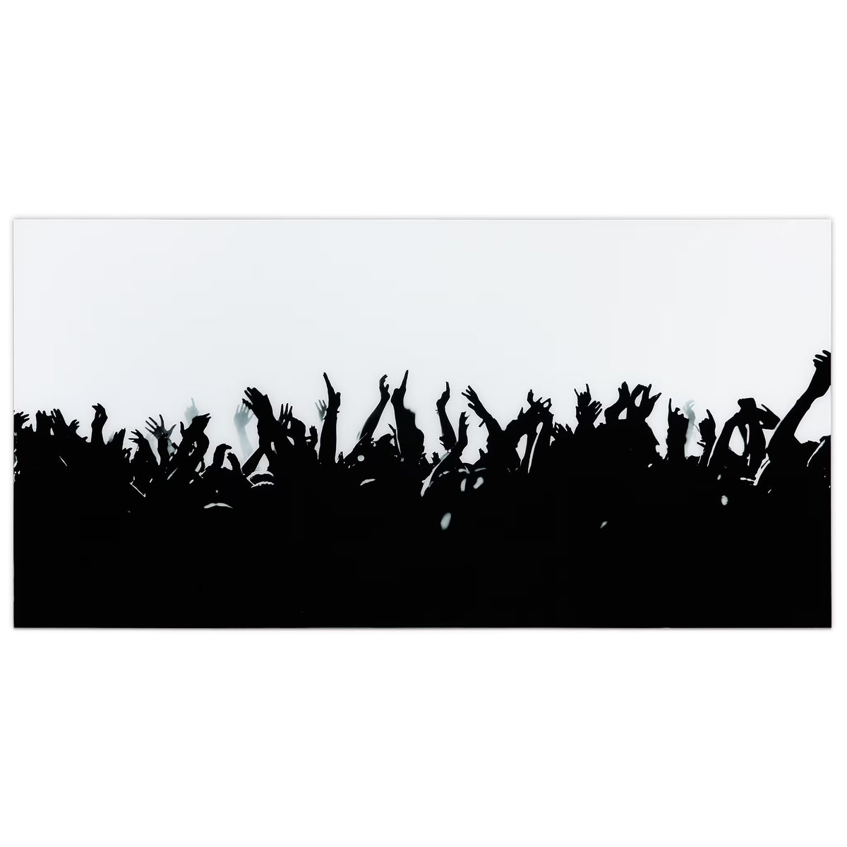 Empire Art Direct Blue Splash Frameless Free Floating Tempered Glass Panel Graphic Wall Art, 72" x 36", Ready to Hang