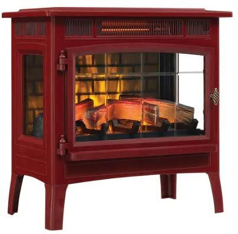 Duraflame 3D Black Infrared Electric Fireplace Stove with Remote Control - DFI-5010-01