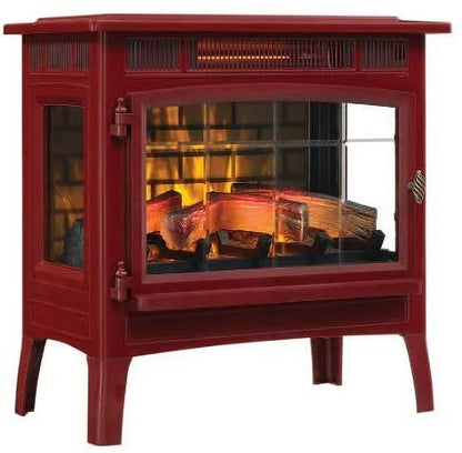 Duraflame 3D Black Infrared Electric Fireplace Stove with Remote Control - DFI-5010-01