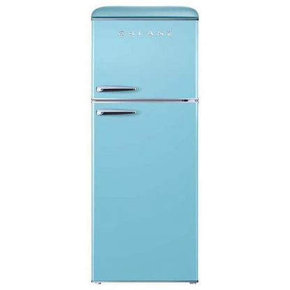 Galanz GLR10TBEEFR 10 Cf. Top Mount Refrigerator Retro Style