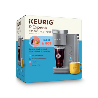 Keurig K-Iced Essentials Iced and Hot Single-Serve K-Cup Pod Coffee Maker, White