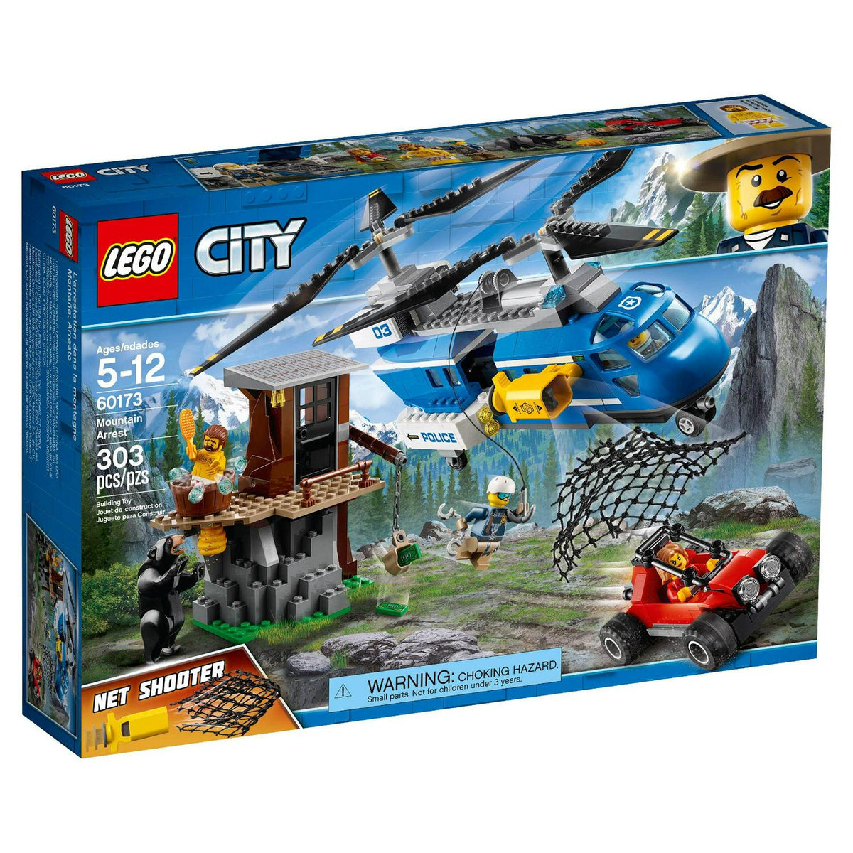 The LEGO Group City Mountain Arrest 60173 Building Set. 303 Pieces