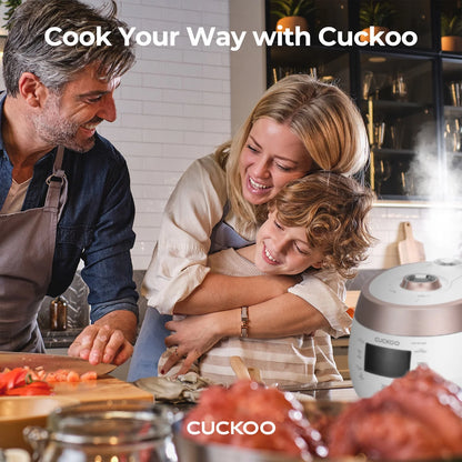 CUCKOO CRP-RT0609FB 6-Cup (Uncooked) / 12-Cup (Cooked) Twin Pressure Rice Cooker & Warmer with Nonstick Inner Pot, 14 Menu Options, Safe Steam Release, 3 Voice Guide, Auto Clean (Black)