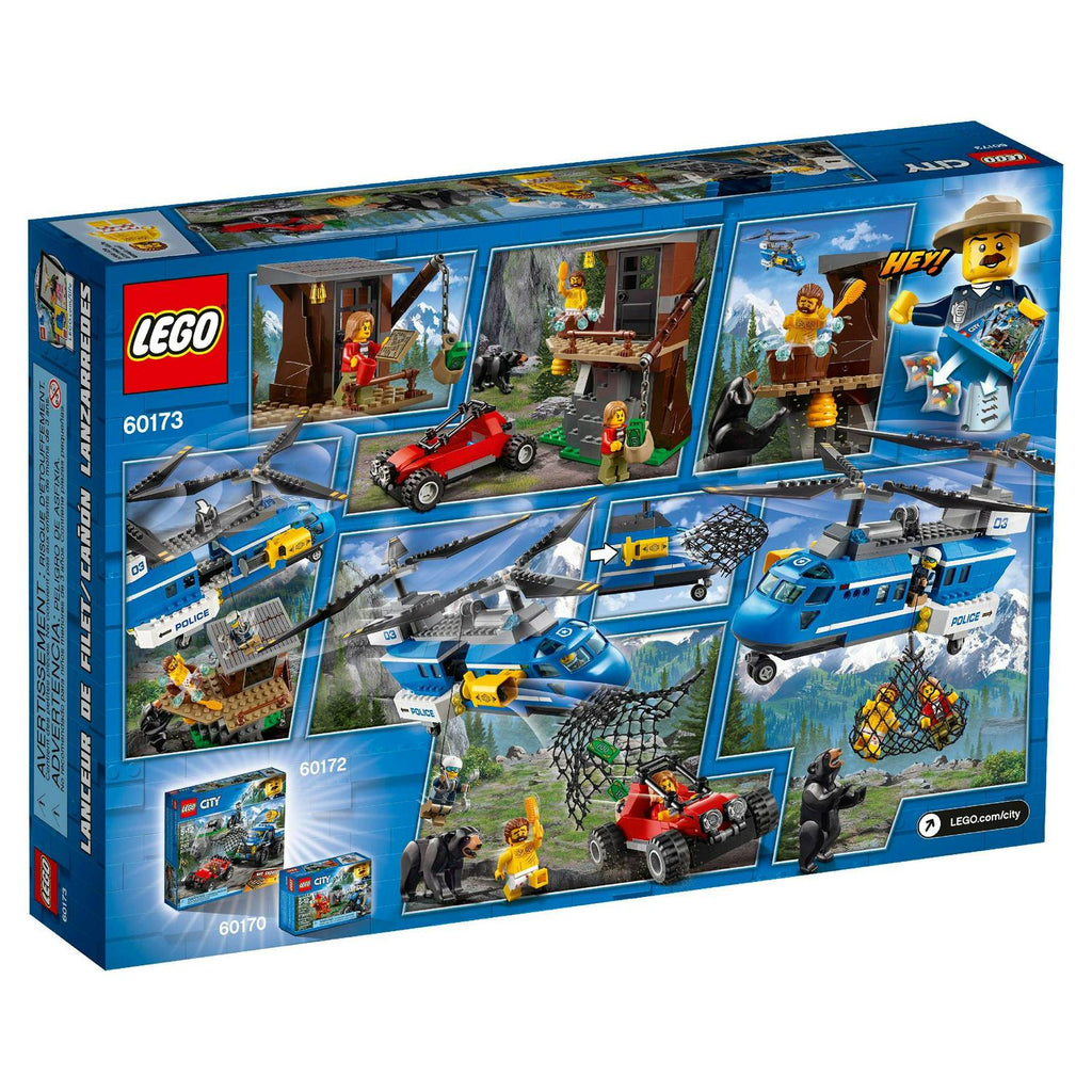 The LEGO Group City Mountain Arrest 60173 Building Set. 303 Pieces