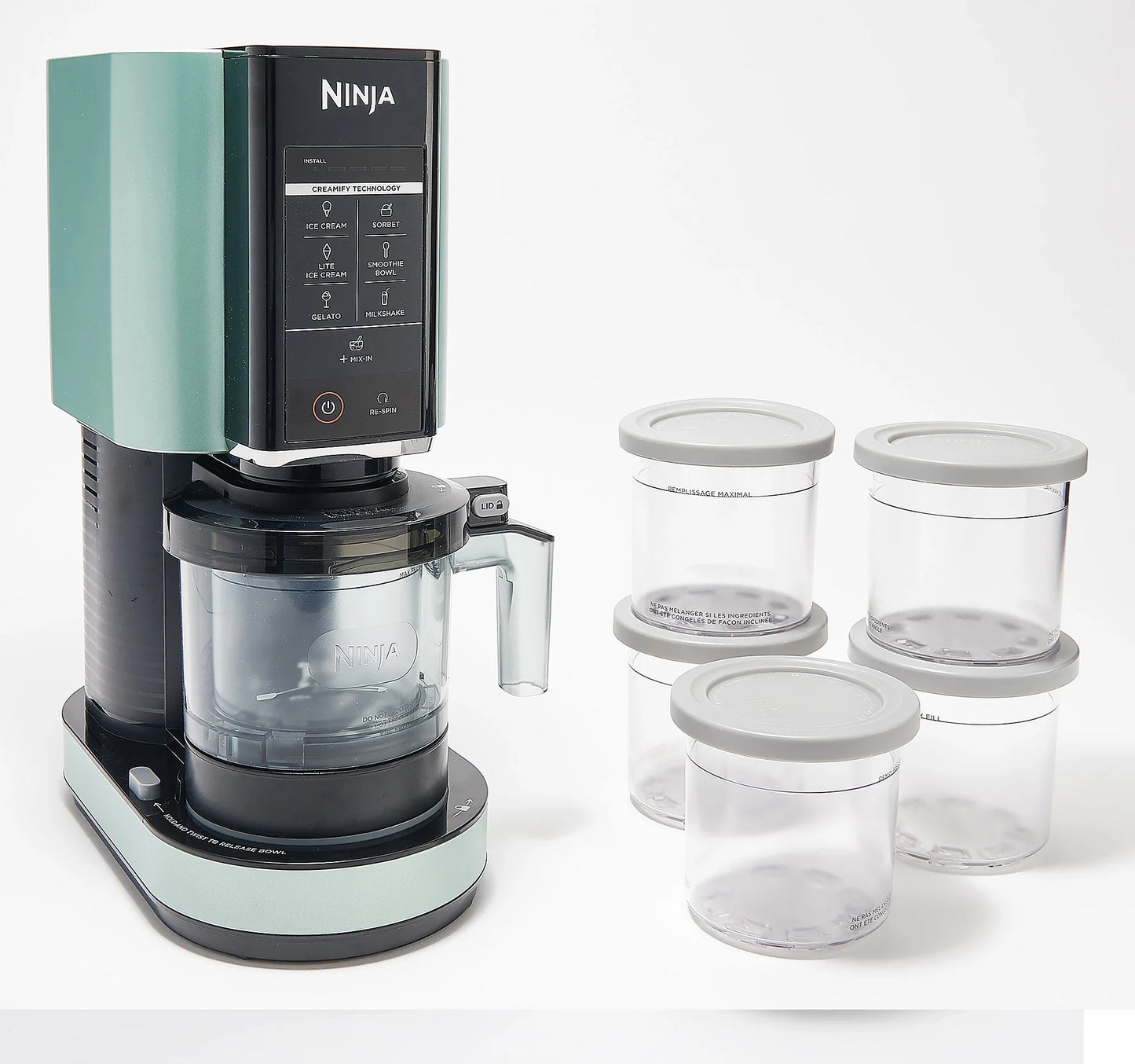 Ninja K55255 CREAMi 7-in-1 Frozen Treat Maker w/ Extra Pints