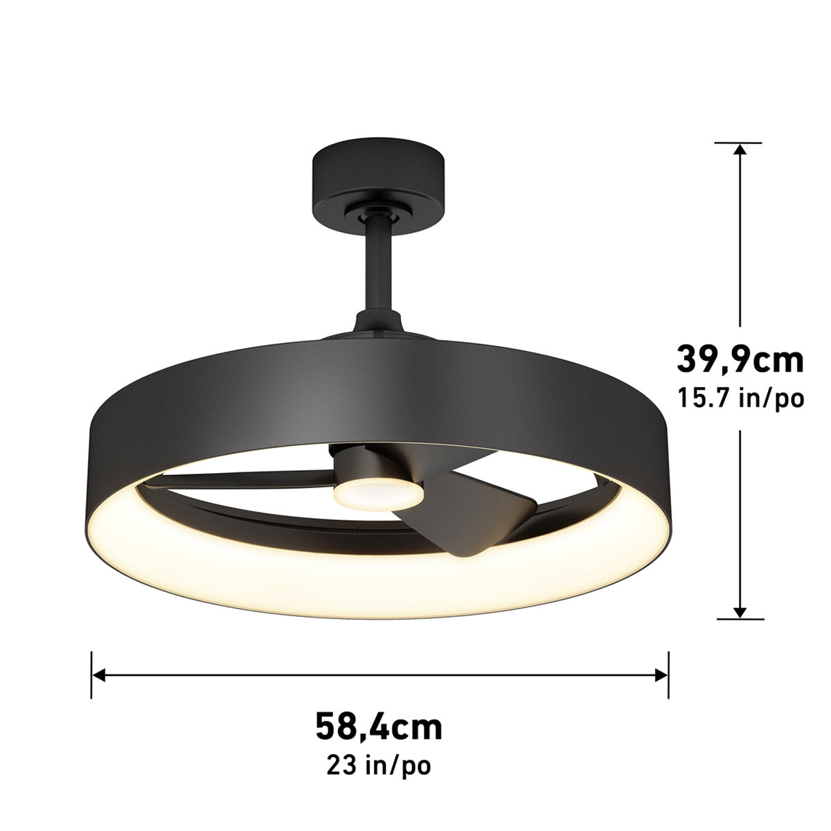 Artika Austin 23' LED Fandelier