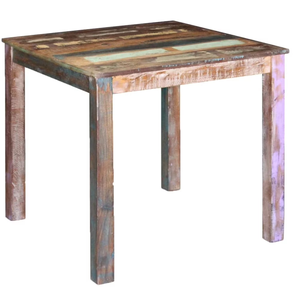 vidaXL Dining Table Kitchen Table Home Dining Room Table Solid Reclaimed Wood