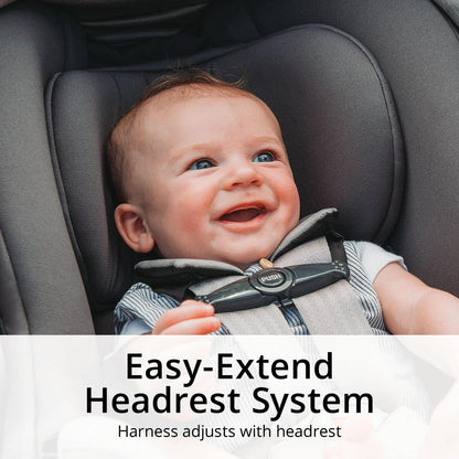 Chicco KeyFit 35 ClearTex 35 lbs Extended Use Infant Car Seat - Shadow (Black). New