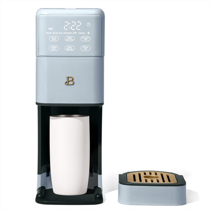 Beautiful Perfect Grind�?Programmable Single Serve Coffee Maker, White Icing by Drew Barrymore