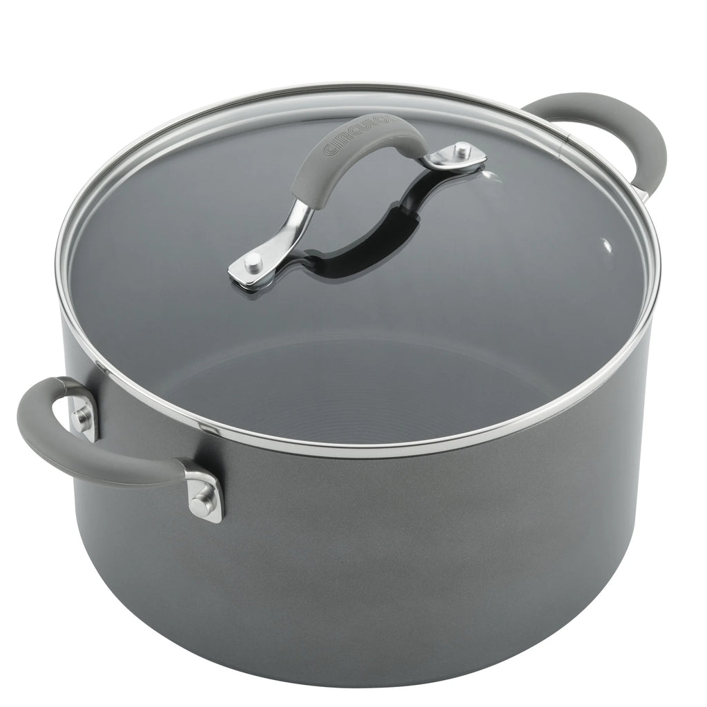 Circulon Elementum Hard-Anodized Nonstick Cookware Set, 10-Piece, Gray