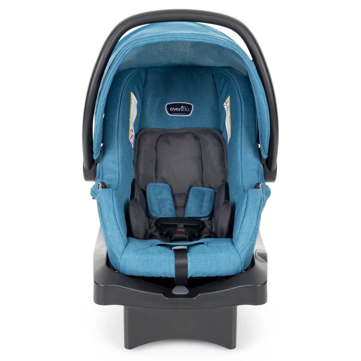 Evenflo Omni Plus Modular Travel System with LiteMax Sport Infant Car Seat, Mylar Gray, Unisex