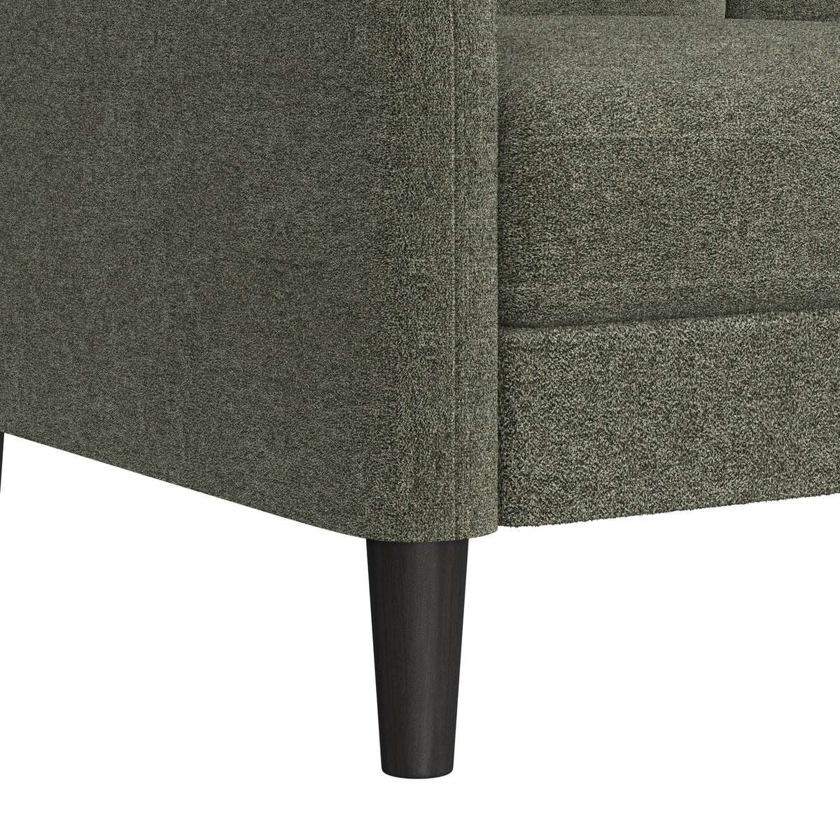 Mainstays Westley Swoop Arm Sofa, Burnt Orange