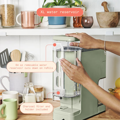 Beautiful Perfect Grind�?Programmable Single Serve Coffee Maker, White Icing by Drew Barrymore