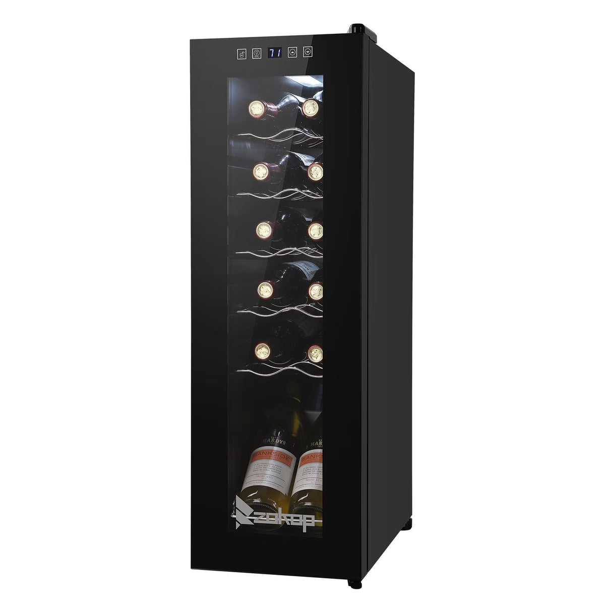 Ktaxon 18 Bottle Compressor Wine Cooler Freestanding Wine Fridge, Fast Cooling, Low Noise