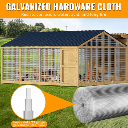 DWALE 48inx100ft 19 Gauge Heavy Duty Galvanized Wire Fence