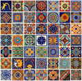 Color y Tradicion Multicolor 4'' x 4'' Ceramic Tiles for Walls, Countertops, Backsplash 100 Piece