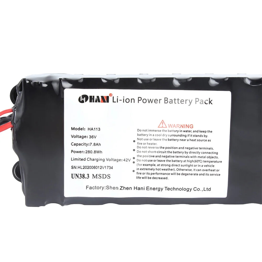 HANIWINNER 36V 7.8ah Battery Pack for Electric Scooter Replacement Battery US