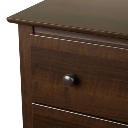 Prepac Fremont 6 Drawer Wooden Double Dresser, 16" x 59" x 29", Espresso