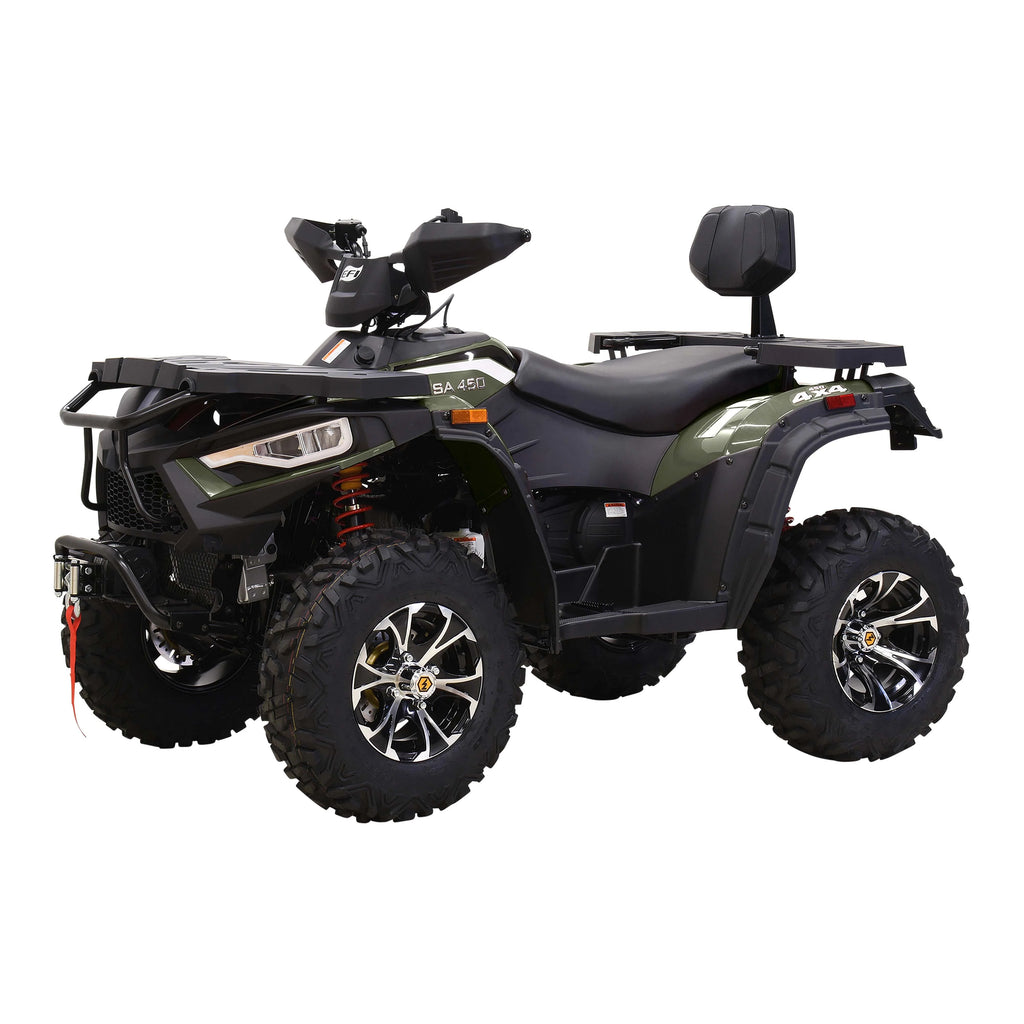 Massimo MSA450F Adult ATV Quad 352cc 25 HP 4 Stroke 4-Wheeler - Sand