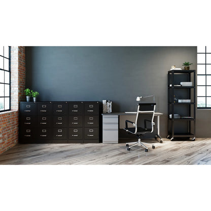 Hirsh 22" Deep 3 Drawer Letter Width Vertical File Cabinet, Commercial Grade, Gray
