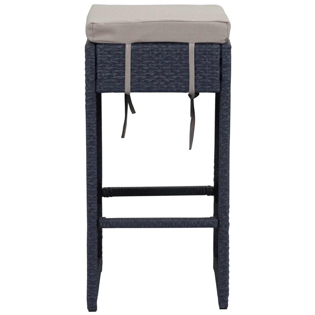 SAFAVIEH Outdoor Collection Sanders Outdoor Bar Set Titanium/Sand