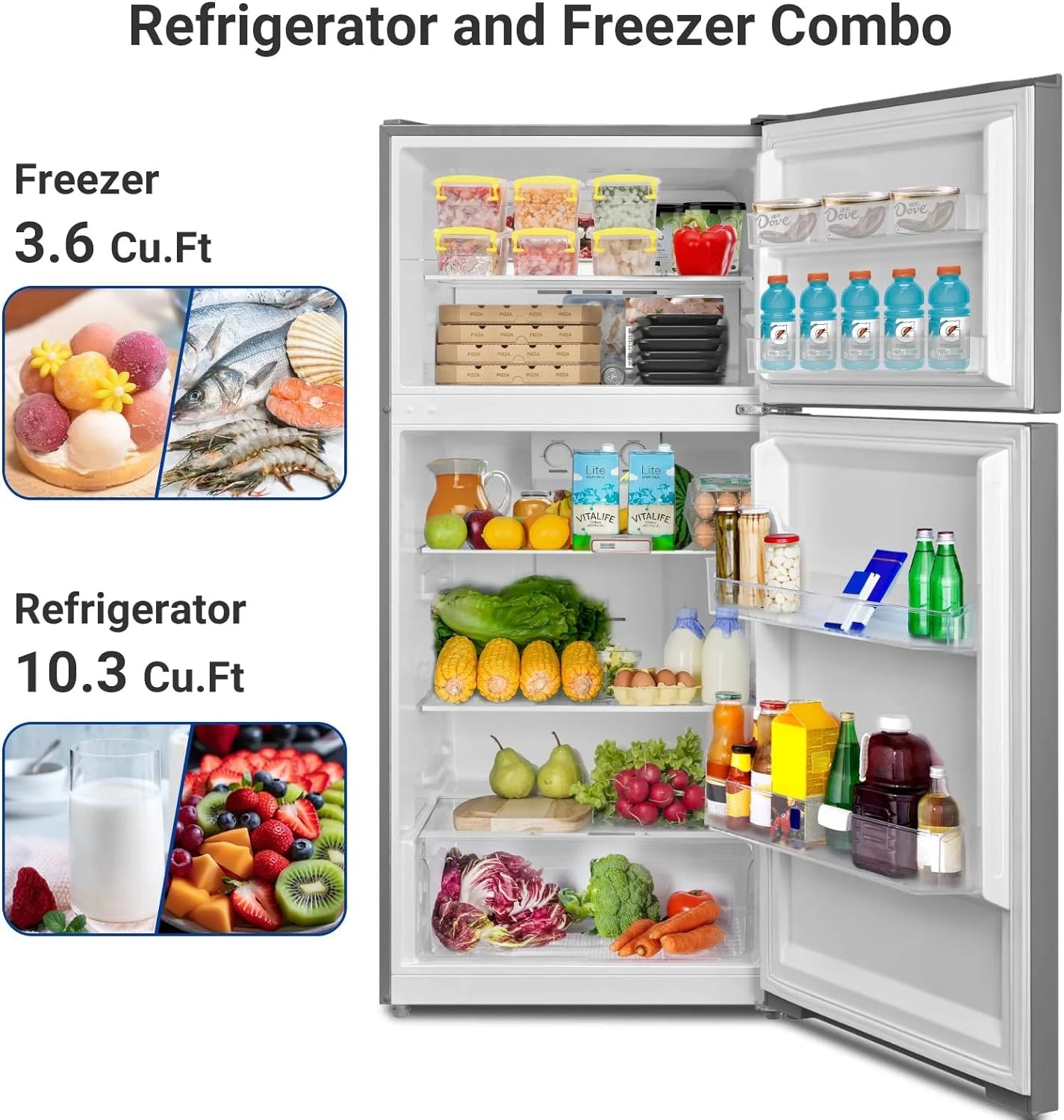 Frigidaire EFR376-C-PINK 3.2-Cu.-Ft. 65-Watt Retro Bar Fridge with Side Bottle Opener (Pink)
