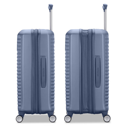 American Tourister Stratum 3.0 Large Hardside Checked Suitcase with Spinner Wheels - Elemental Blue