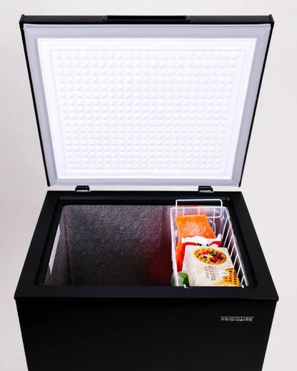 Frigidaire, 5.0 Cu. ft. Chest Freezer, Black Granite Design