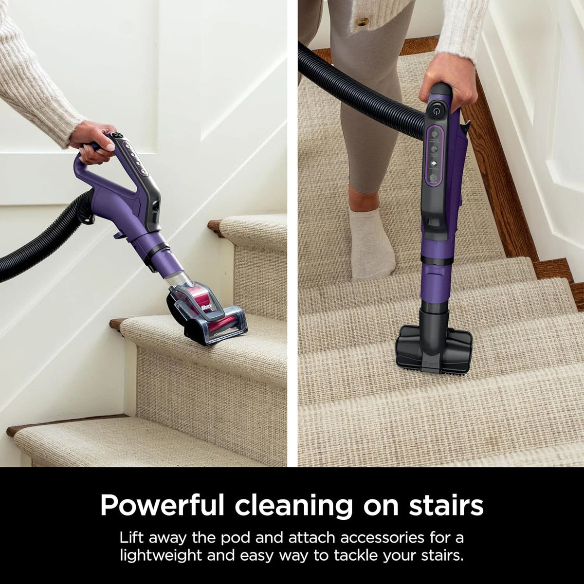 Restored Shark POWERDETECT Upright Vacuum Cleaner with HEPA Filter, Heavy Duty,Powerful Suction for Pet Hair Pickup, DuoClean, Ideal for Carpets & Hardfloors, AZ4002 (Certified)(Refurbished)