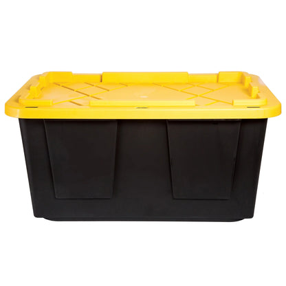Greenmade 4 Pack Heavy-Duty Plastic Storage Boxes with Lids, 27 Gallon (4)