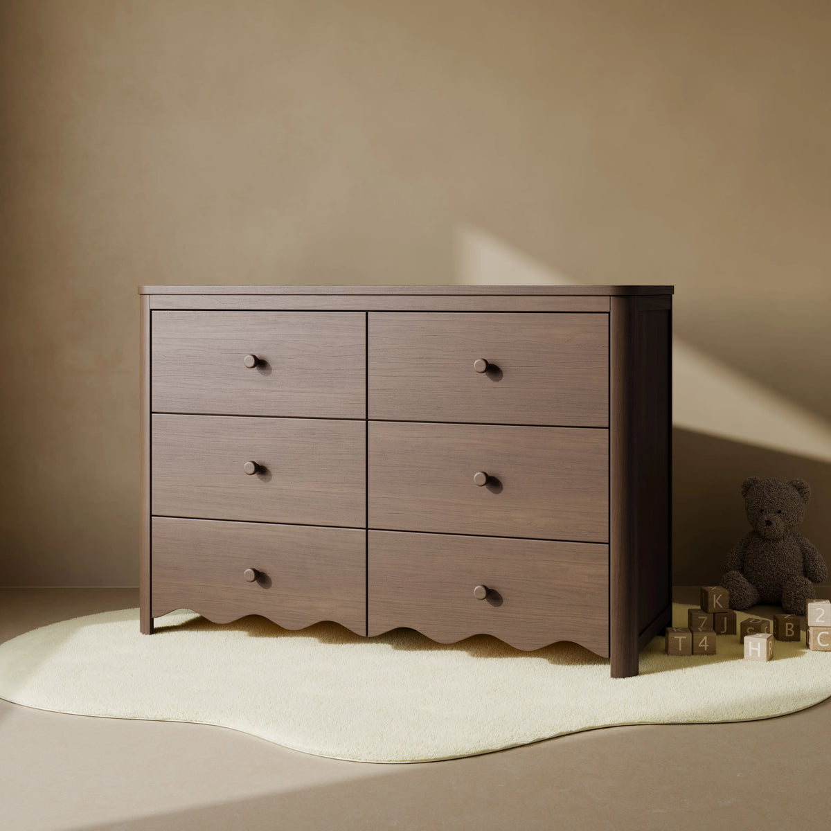 Storkcraft Casablanca 6 Drawer Nursery Dresser, Sage