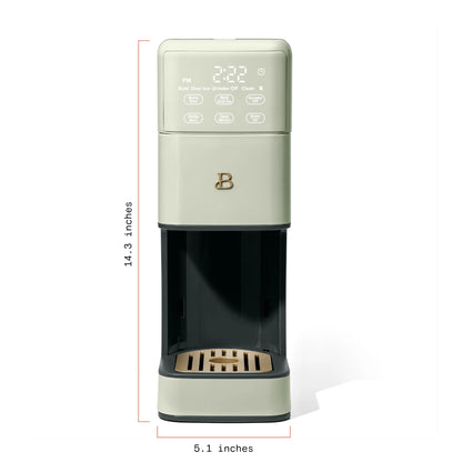 Beautiful Perfect Grind�?Programmable Single Serve Coffee Maker, White Icing by Drew Barrymore
