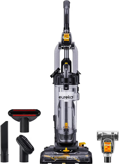 EUREKA NEU181D PowerSpeed Lightweight Powerful Upright Vacuum Cleaner for Carpet and Hard Floor with Pet Turbo Tool