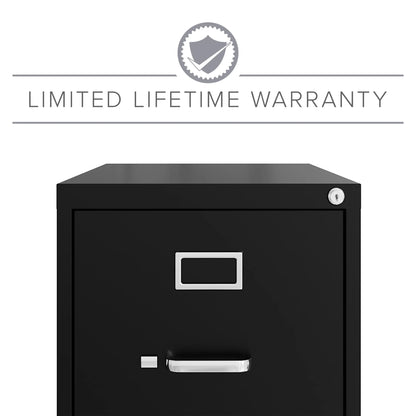 Hirsh 22" Deep 3 Drawer Letter Width Vertical File Cabinet, Commercial Grade, Gray