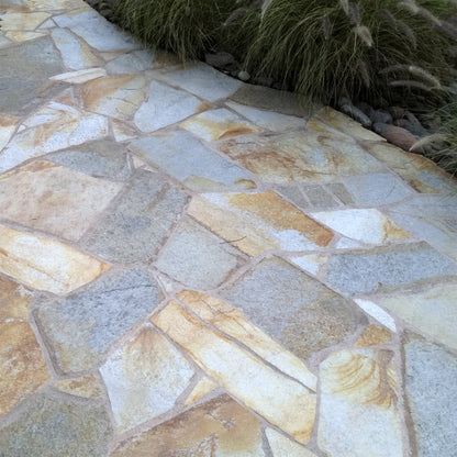 Flagstone Patio Pavers, Natural Stepping Stone, Driveway & Walkway Rock